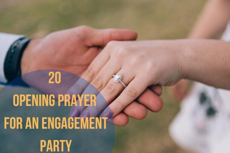 20 Opening Prayer For An Engagement Party