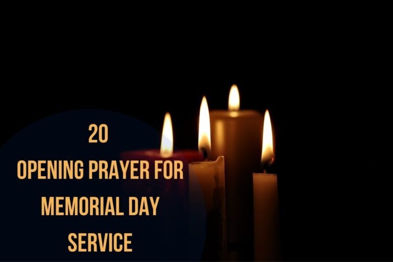 20 Opening Prayer For Memorial Day Service
