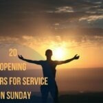 20 Opening Prayers For Service On Sunday