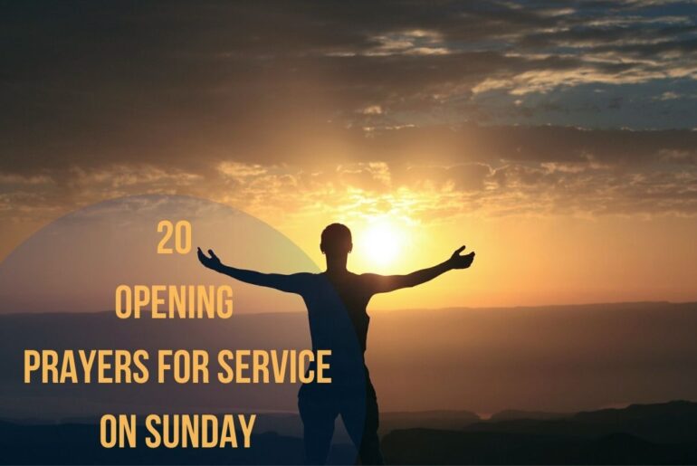 20 Opening Prayers For Service On Sunday