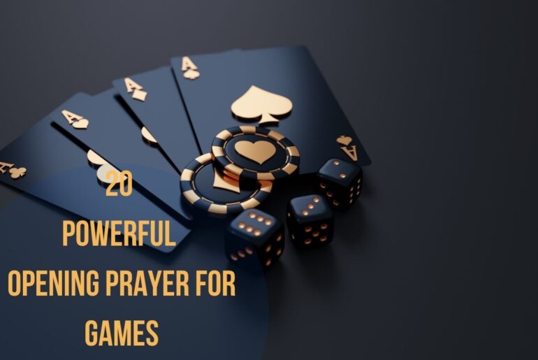 Opening Prayer For Games