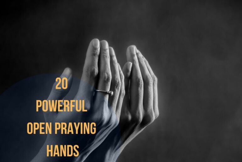 20 Powerful Open Praying Hands