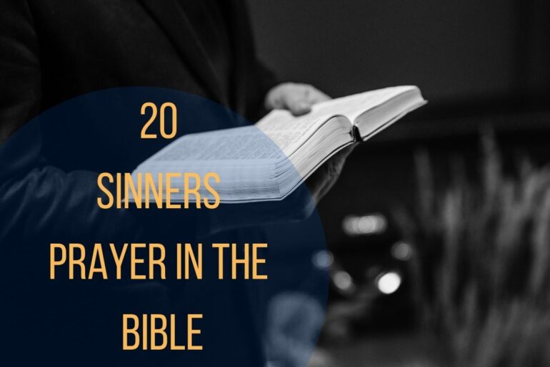 20 Sinners Prayer In The Bible