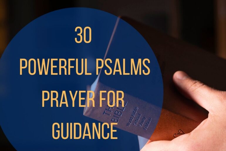 30 Powerful Psalms Prayer For Guidance