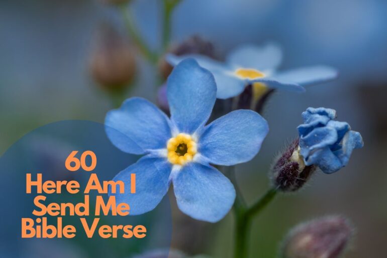 60 Here Am I Send Me Bible Verse