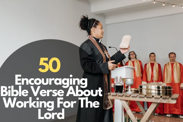 Bible Verse About Working For The Lord
