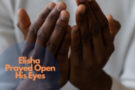 Elisha Prayed Open His Eyes