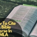 How To Cite A Bible Verse In MLA