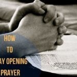 How To Pray Opening Prayer