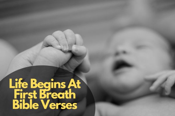 Life Begins At First Breath Bible Verses