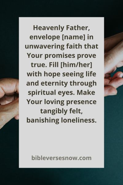 Praying for faith and courage