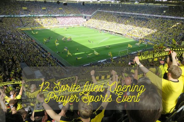 Spirit filled Opening Prayer Sports Event