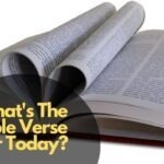 Inspire What's The Bible Verse For Today? What's The Bible Verse For Today