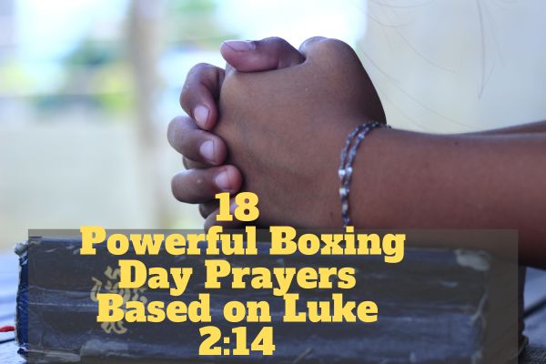 18 Powerful Boxing Day Prayers Based on Luke 2:14