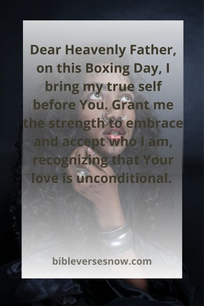 A Boxing Day Prayer for Self-Acceptance