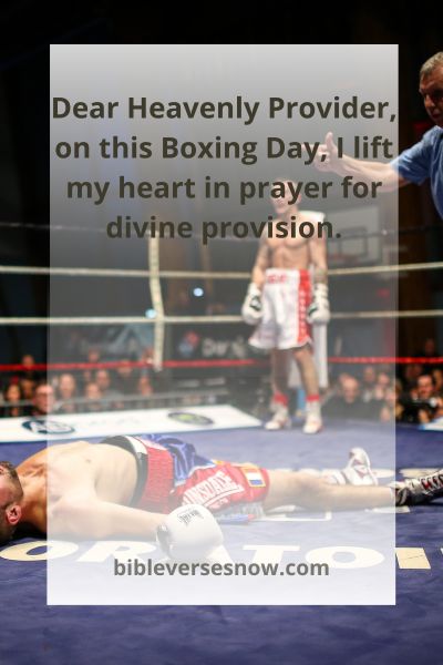 A Boxing Day Prayers for Financial Blessings