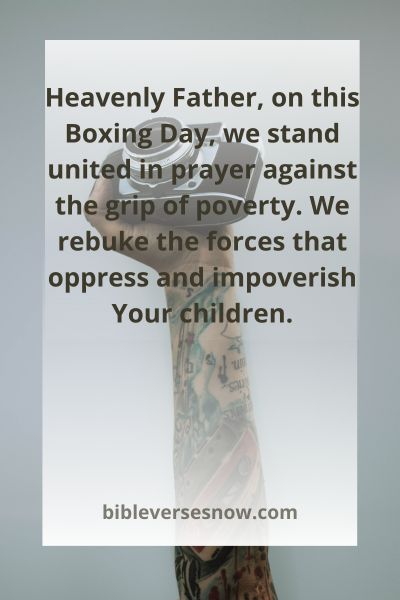 A Powerful Prayer Against Poverty