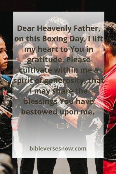A Boxing Day Prayer