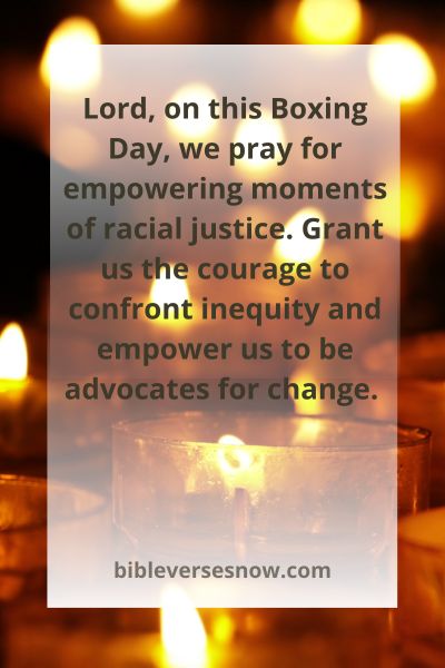 Boxing Day Prayers for Racial Justice
