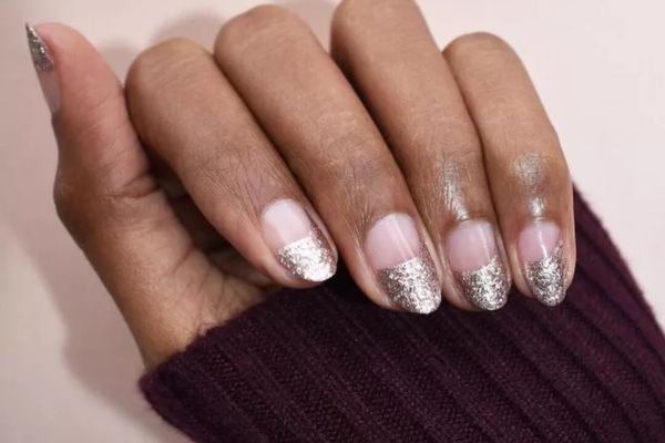 Champagne Glitter Swoops