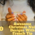 Christmas nail designs with French tip