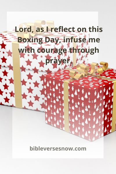 Finding Courage Through Boxing Day Prayers