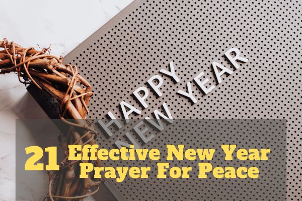 New Year Prayer For Peace