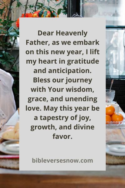 New Year Wishes and Prayers 1
