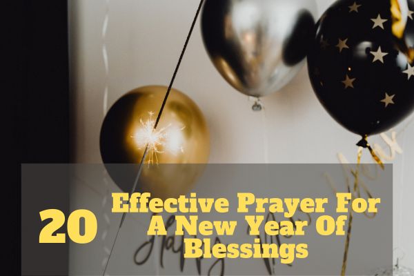 Prayer For A New Year Of Blessings