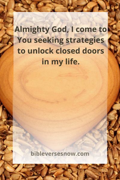 Prayer Strategies for Unlocking Closed Doors