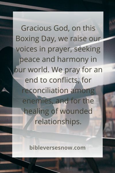 praying for peace