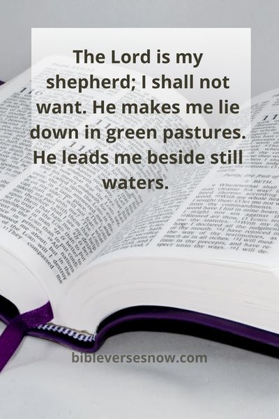 Psalm 23:1-4