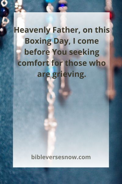 Seeking Comfort in Prayer on Boxing Day