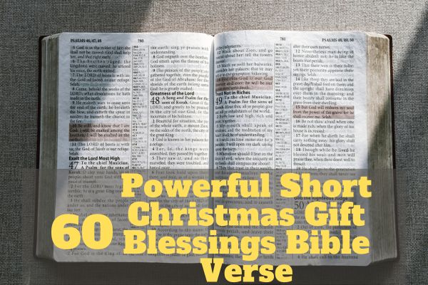 Short Christmas Gift Blessings Bible Verse