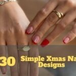 Simple Xmas Nail Designs