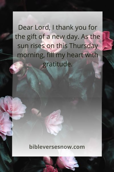 Thursday Morning Blessings