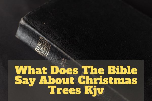 What Does The Bible Say About Christmas Trees Kjv