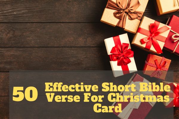 Bible Verse For Christmas Card