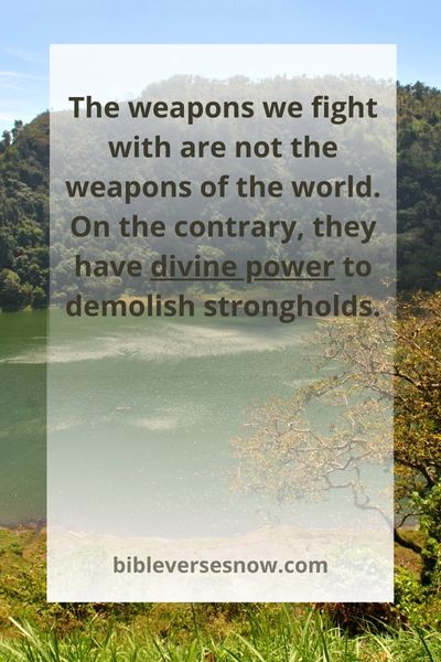 2 Corinthians 10:4-5 