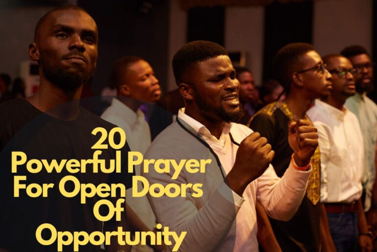20 Powerful Prayer For Open Doors Of Opportunity