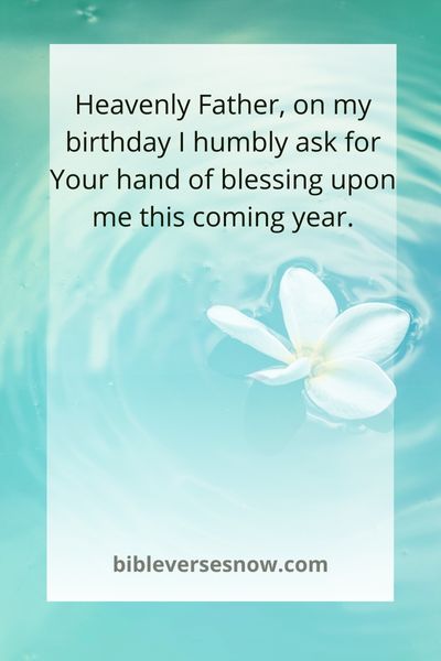 Birthday Prayer of Blessing