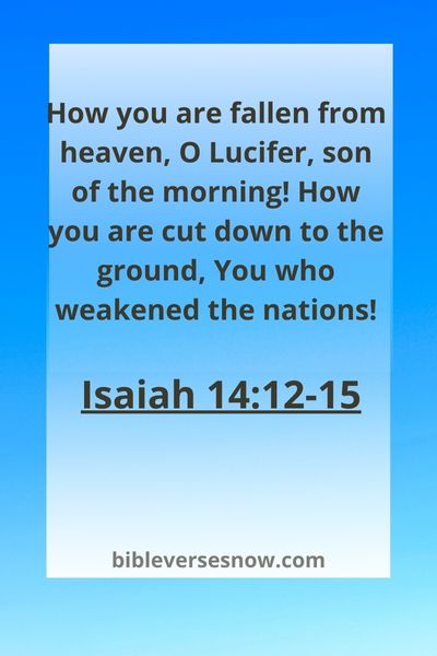 Isaiah 14:12-15