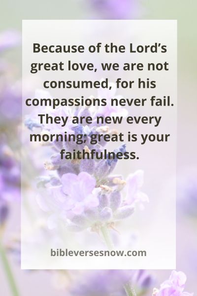 Lamentations 3:22-23