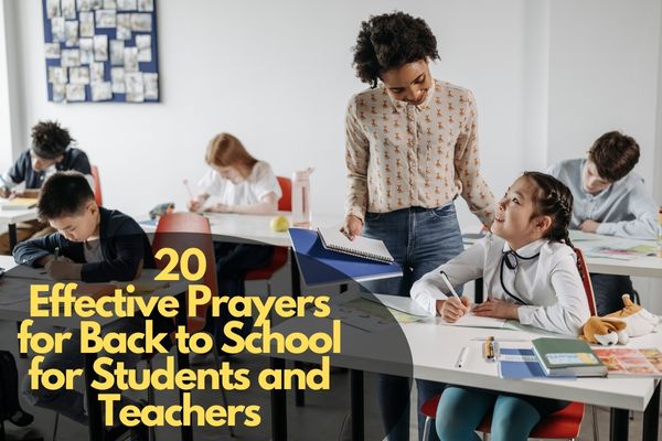 Prayers for Back to School for Students and Teachers