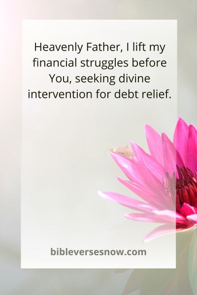 Prayers for Debt Relief
