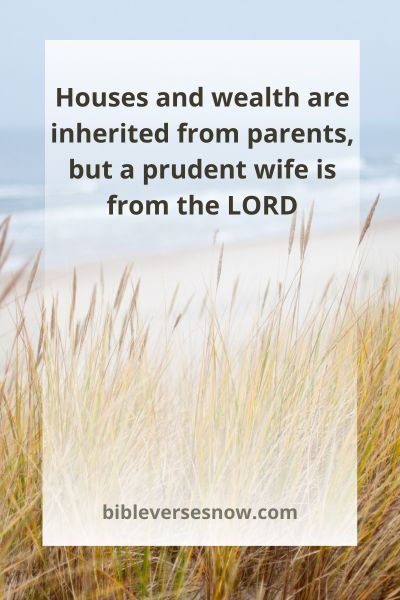 Proverbs 19:14