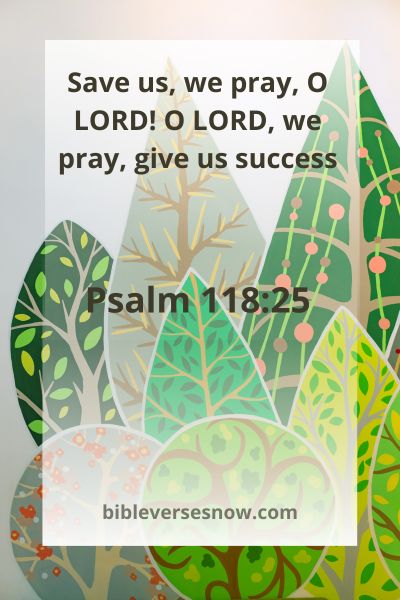Psalm 118:25