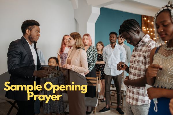 Sample Opening Prayer