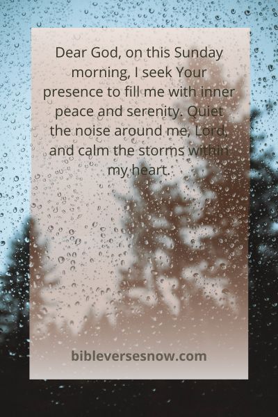 Sunday Morning Prayers for Inner Peace and Serenity