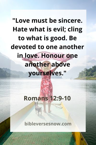 Romans 12:9-10